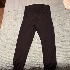 Black Isabel Maternity active Leggings, Large